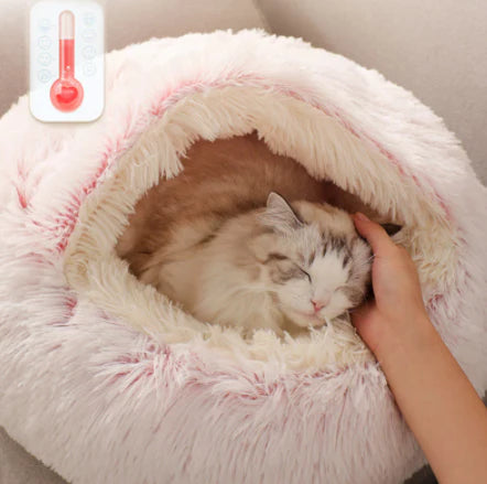 Gemütliches Katzenbett Wohlfühloase Version 2.0 – Luxuriser Schlafplatz für Ihre Katze
