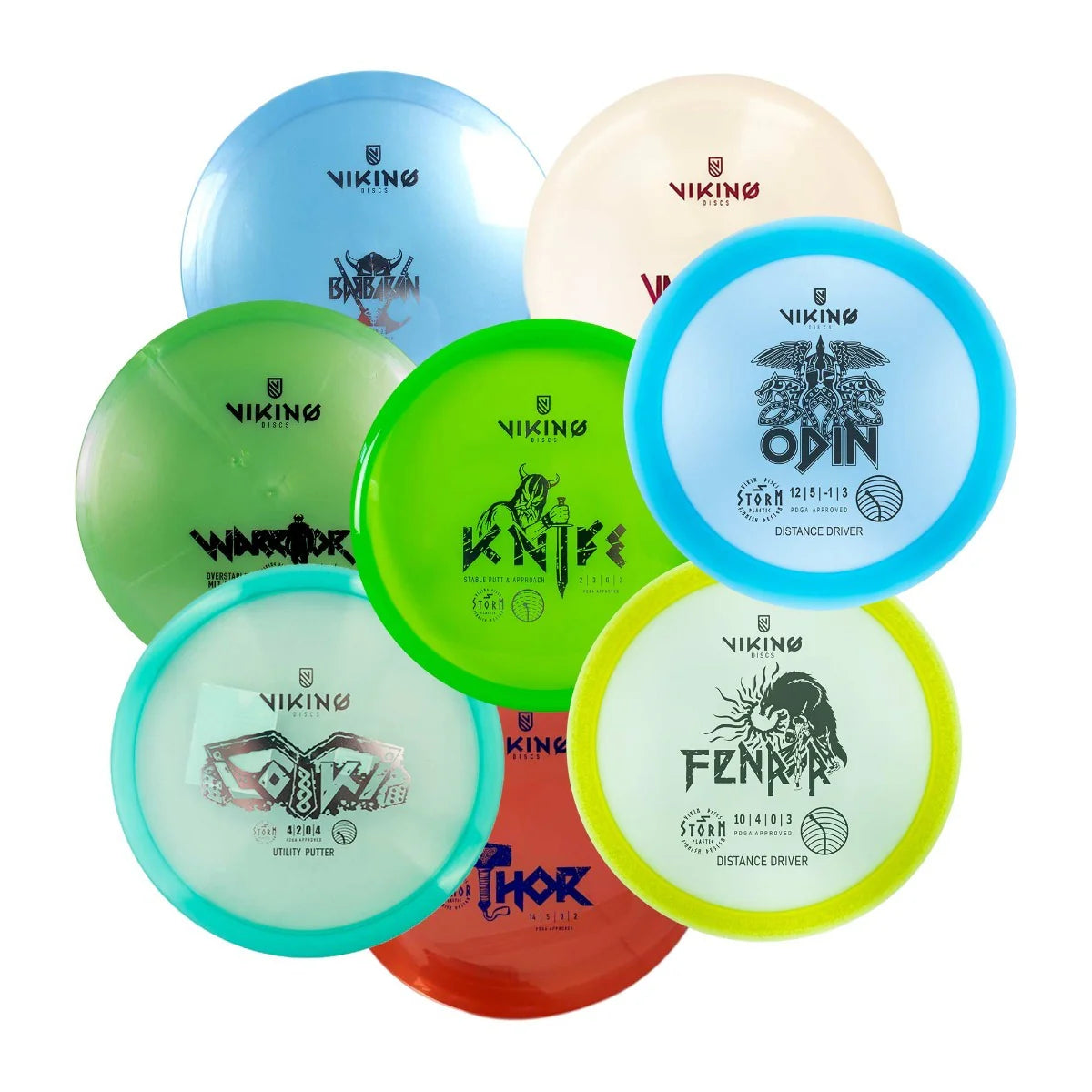 Set da torneo Viking Discs (8 dischi)