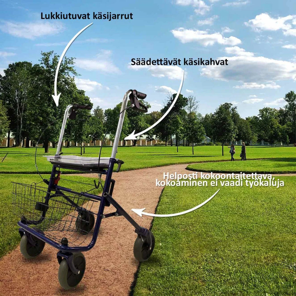 Arvo Rollator, für den Innen- und Auenbereich