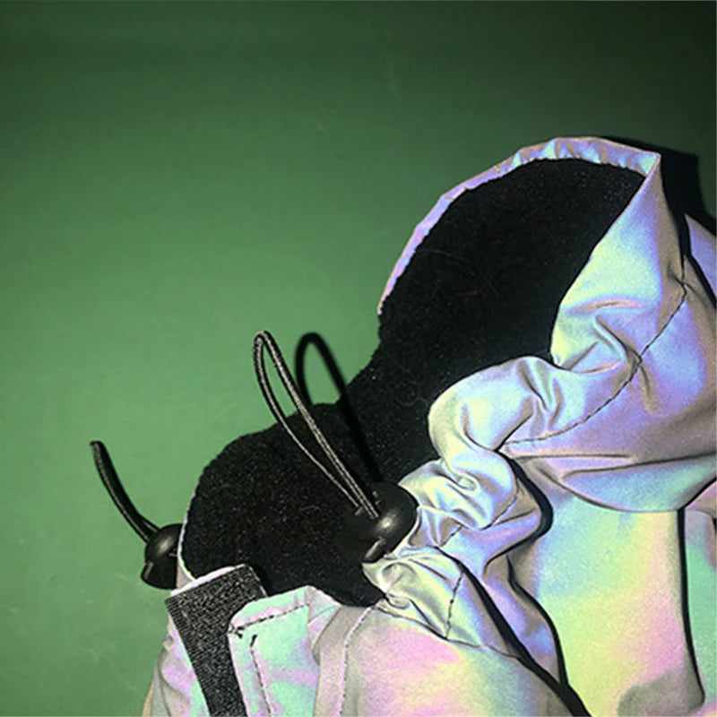 Reflektierende Hunde-Winterjacke mit Extra Wrmeisolierung – Ideal für kalte und dunkle Tage