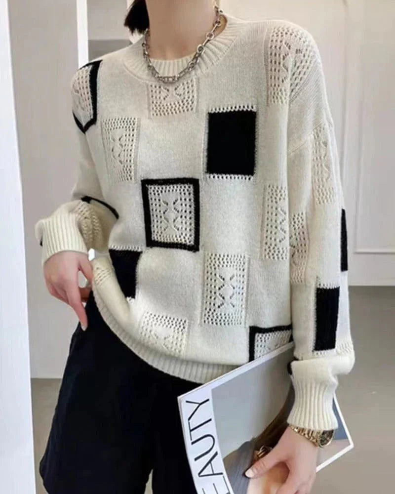 Weier Pullover für Damen