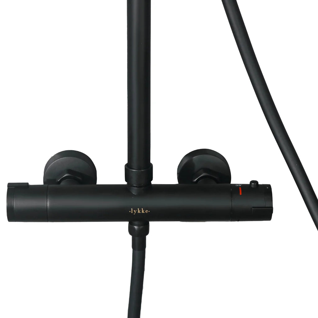 Sistema doccia Lykke Comfort, nero