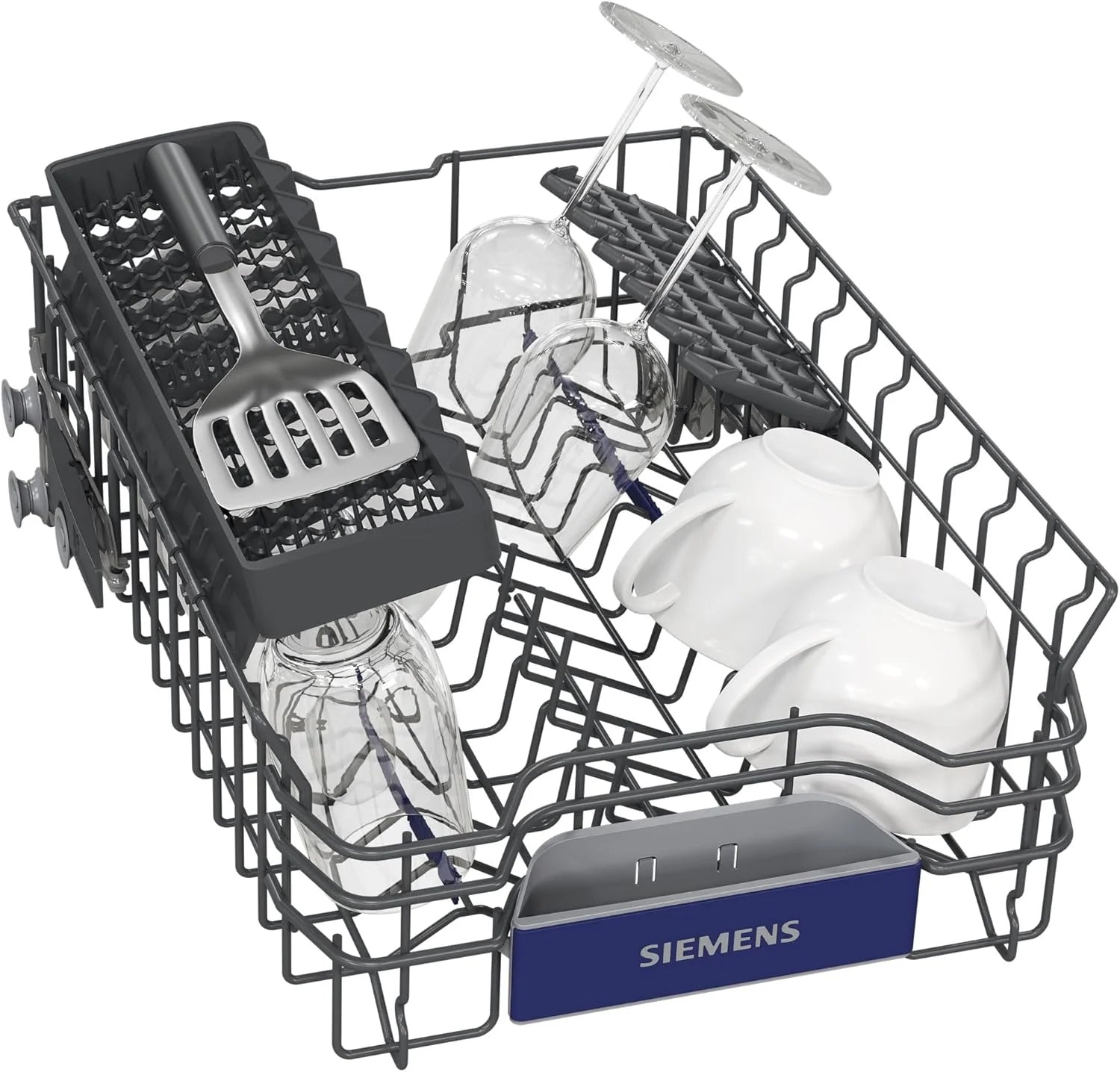 Siemens SR65YX08ME, iQ500 Lavastoviglie smart a scomparsa totale, larghezza 45 cm, cassetto portaposate, Zeolith, extra silenziosa, aquaStop, apertura automatica della porta a fine programma, varioSpeed, illuminazione interna