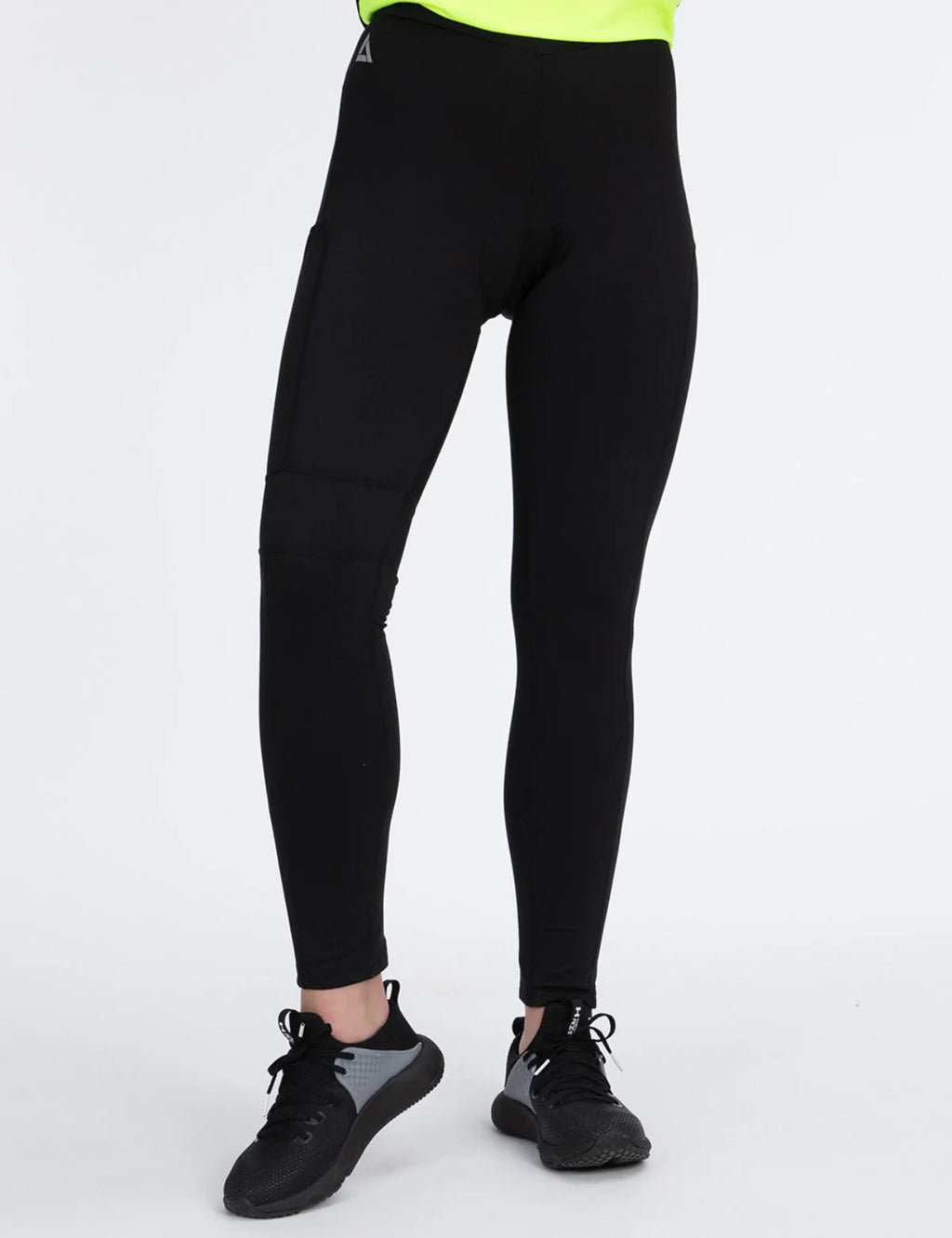 Pantaloni Termici da Ciclismo Lunghi Neri da Donna