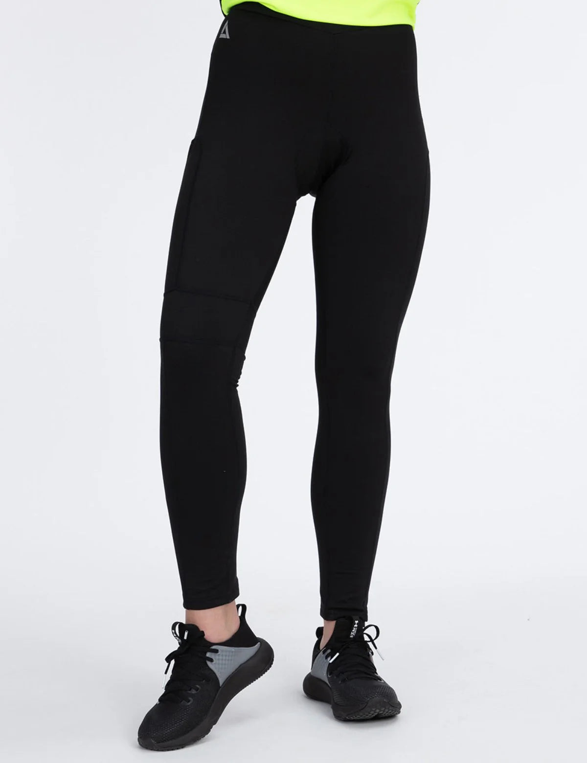 Pantaloni Termici da Ciclismo Lunghi Neri da Donna