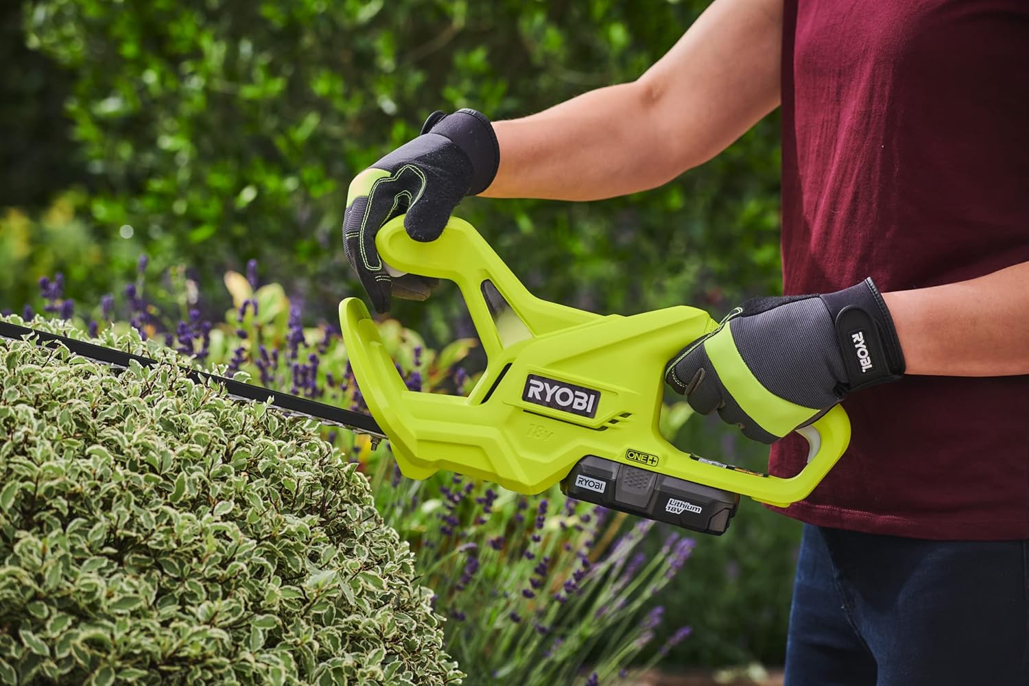Ryobi RY18HT50A Ak­ku-He­cken­sche­re ONE+ 18 V | MES­Ser­län­ge 50 cm | ohne Akku & Ladegerät