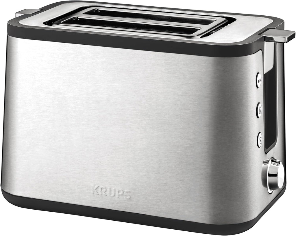 Krups KM442D Caffettiera con filtro Premium | 10-15 tazze | 1.000 Watt | programmabile | funzione scalda bevande | acciaio inossidabile | nero