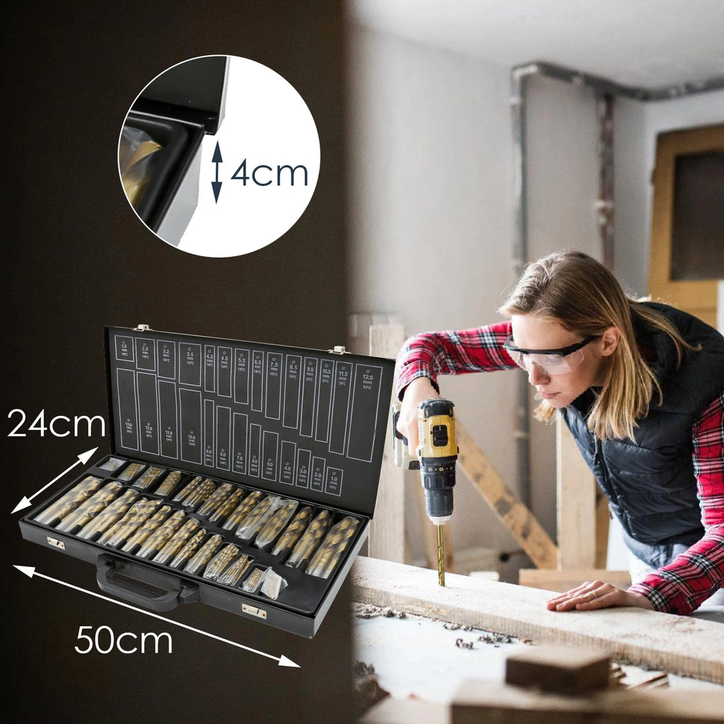 Set di punte metallo Sonnewelt 230 pezzi 1-13mm