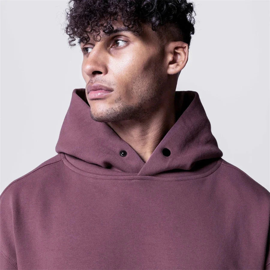 Herren-Kapuzenpullover in bergre
