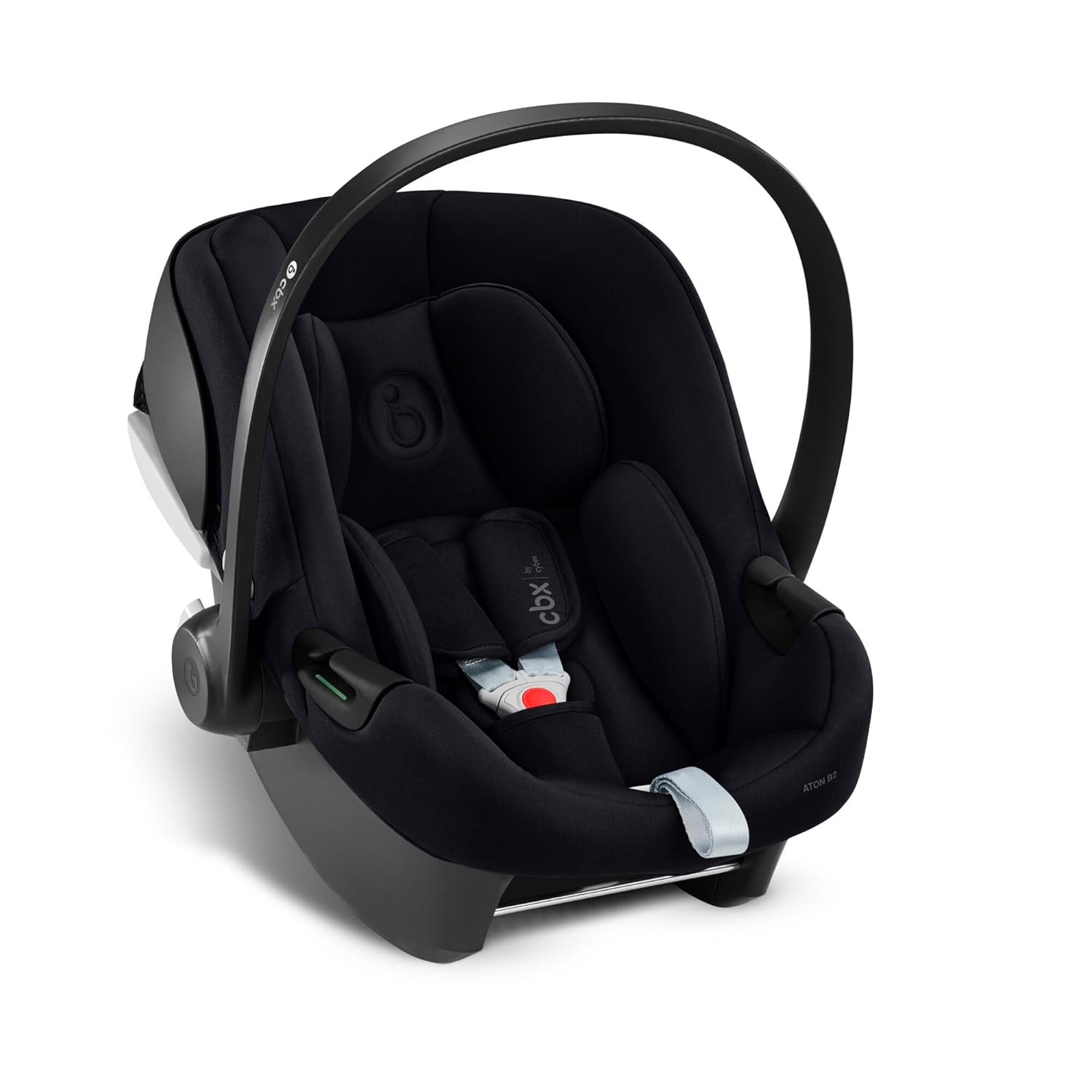 CBX by CYBEX Seggiolino Auto Aton B2 i-Size, Dalla nascita fino a ca. 24 mesi, Max. 13 kg, Inclusivo riduttore neonato, Compatibile con SensorSafe, Rosso