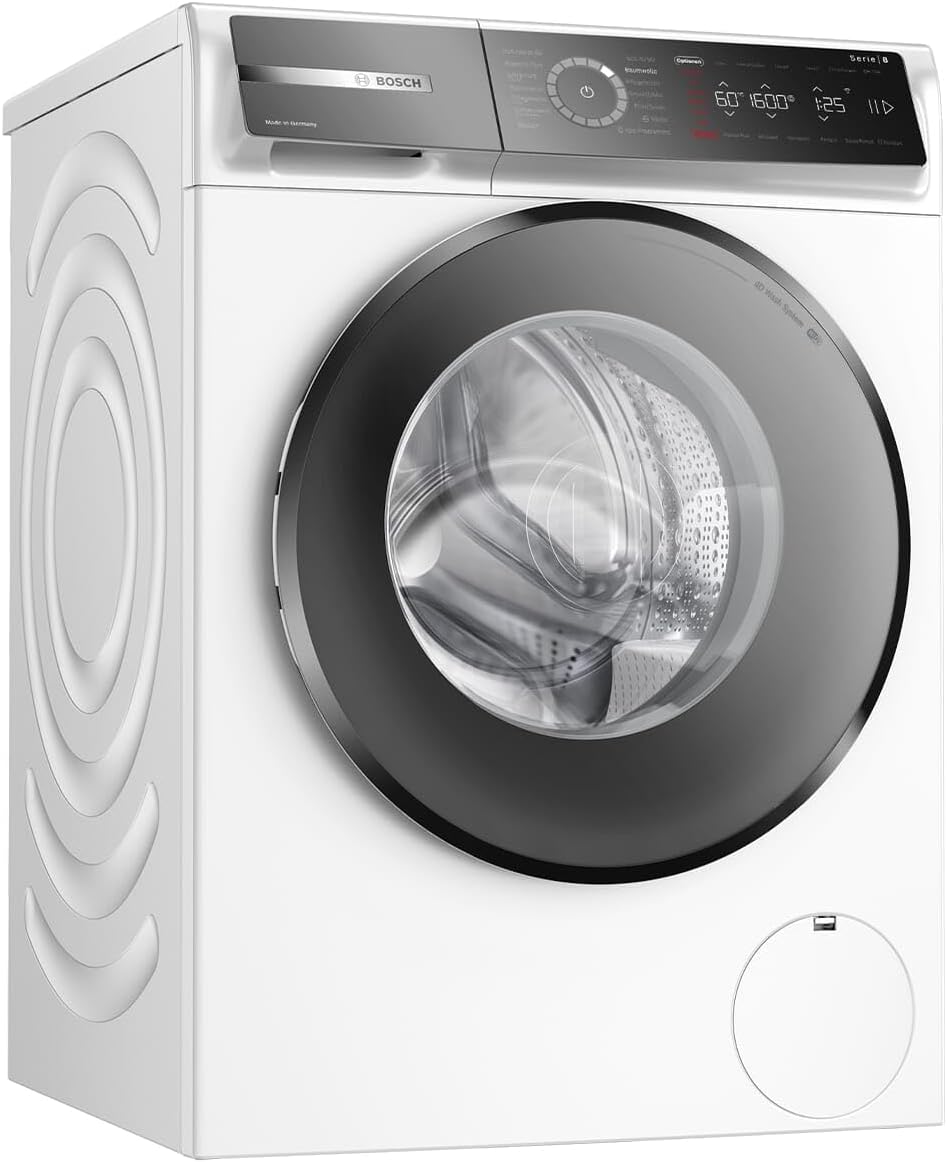 BOSCH WAN28127 Lavatrice Serie 4, a carica frontale, capacità 8 kg, 1400 giri/min, Iron Assist, Active Water Plus, EcoSilence Drive, Speed Perfect, bianco, 60 cm