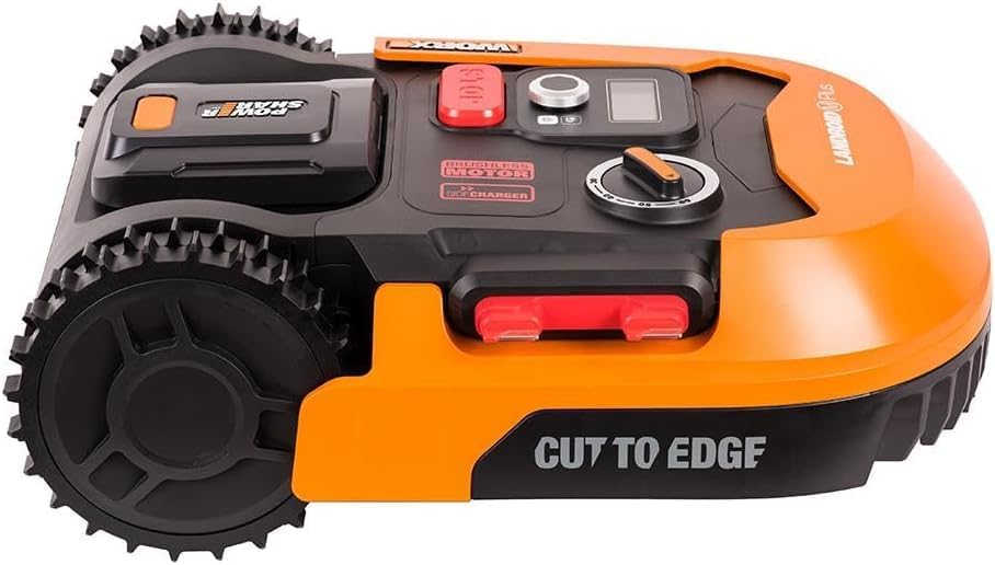 WORX Landroid Vision M600 Robot rasaerba WR206E.1 per giardini fino a 600m - Robot tagliaerba intelligente senza filo perimetrale - WLAN & Bluetooth - prevenzione attiva degli ostacoli con tecnologia AI - controllo tramite APP