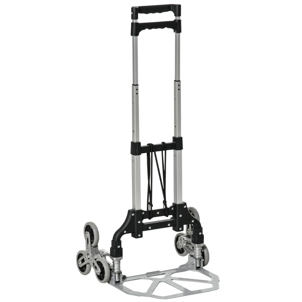 Carrello Saliscale Pieghevole Durhand 6 Ruote Alluminio