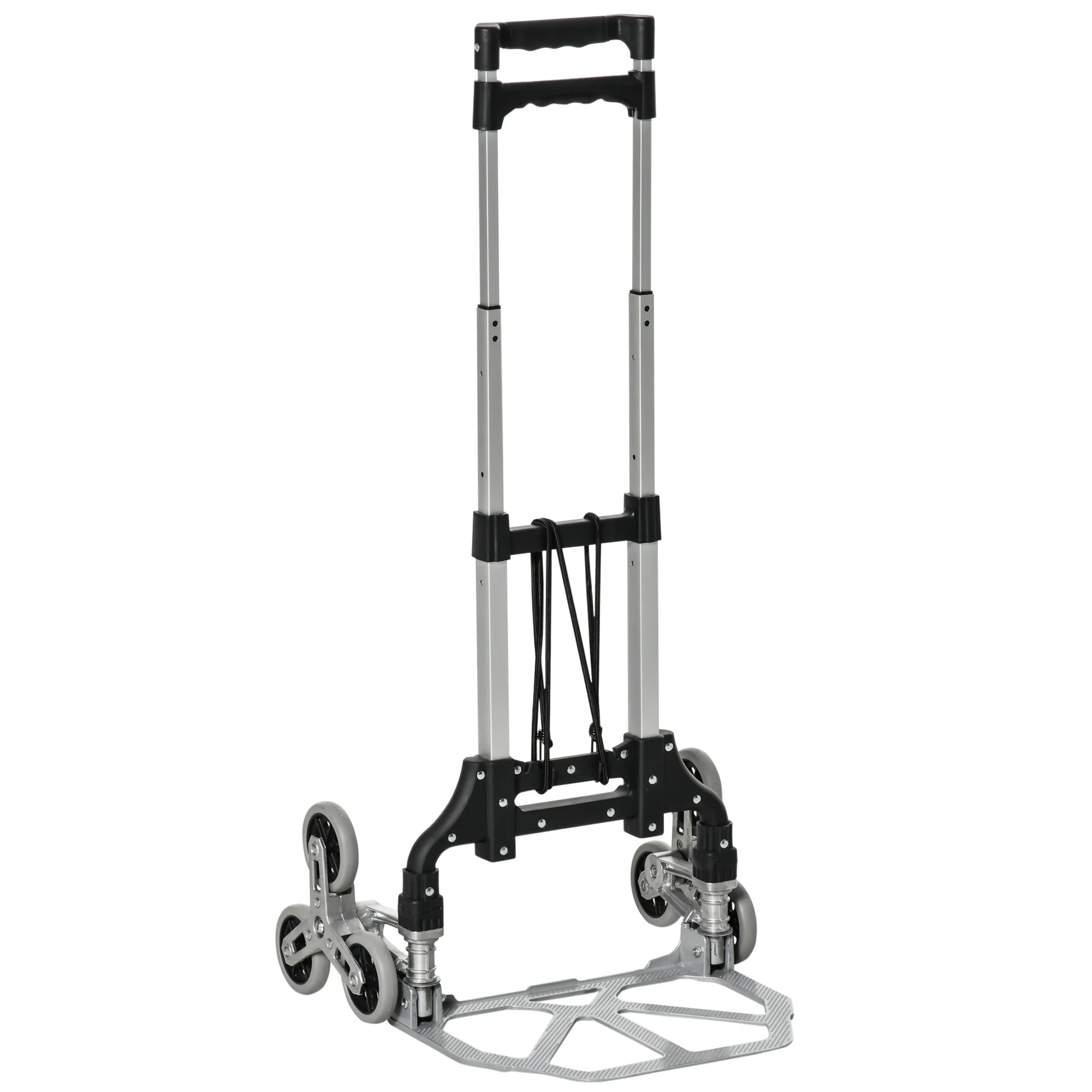 Carrello Saliscale Pieghevole Durhand 6 Ruote Alluminio