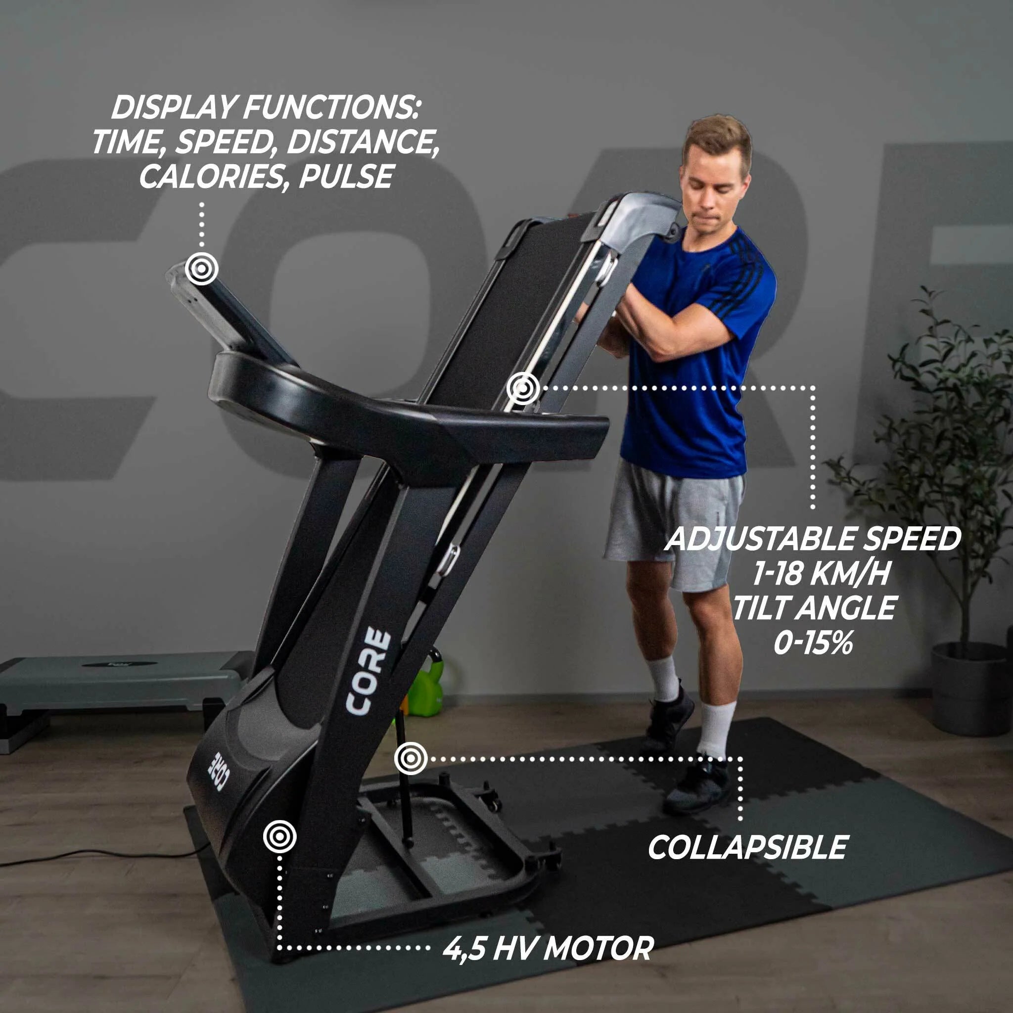 Tapis Roulant Core 4500