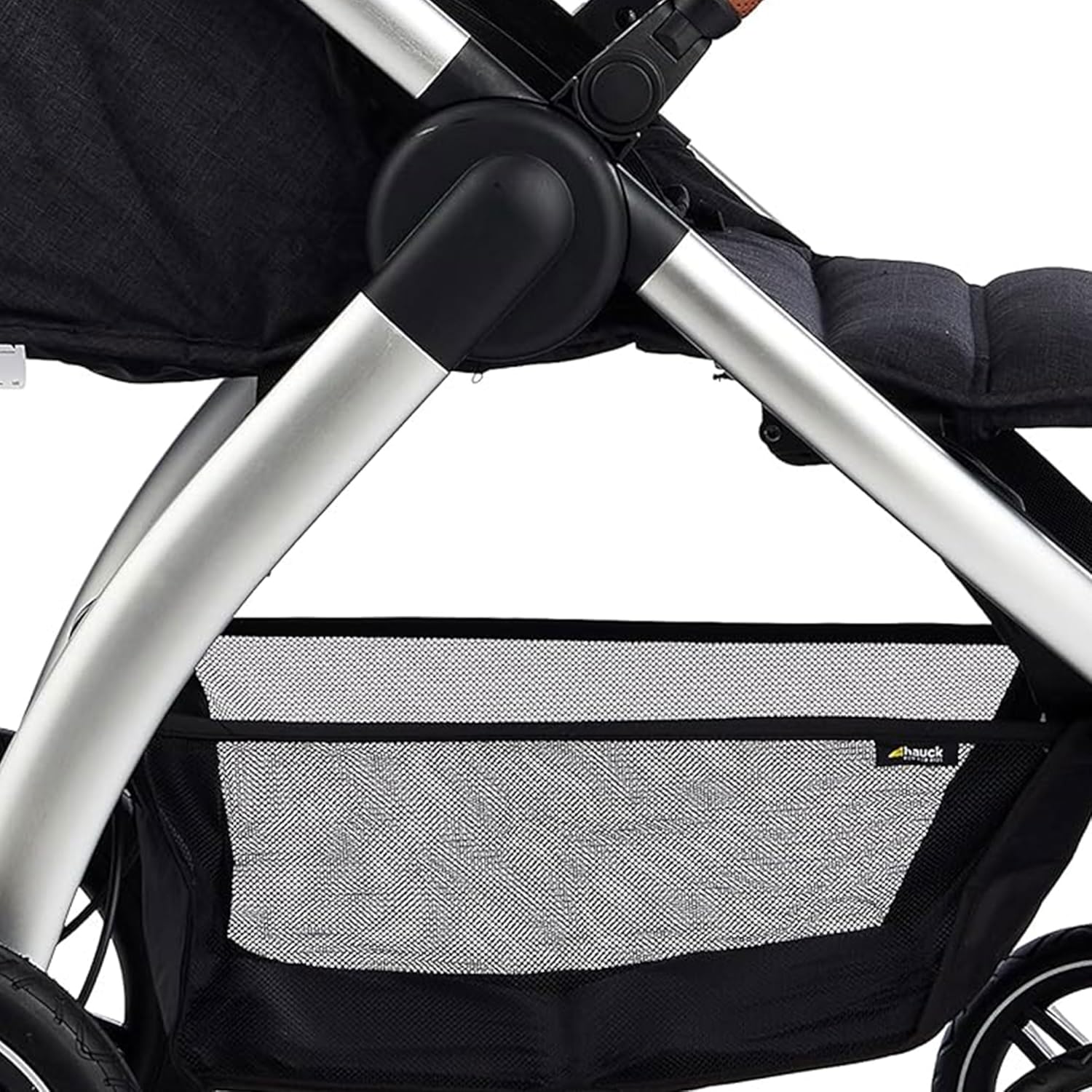 Hauck Uptown Passeggino Melange Rose – Passeggino per ogni terreno, seduta extra large, posizione nanna, ruote in gomma, sospensioni, compatto e facile da piegare, con parapioggia
