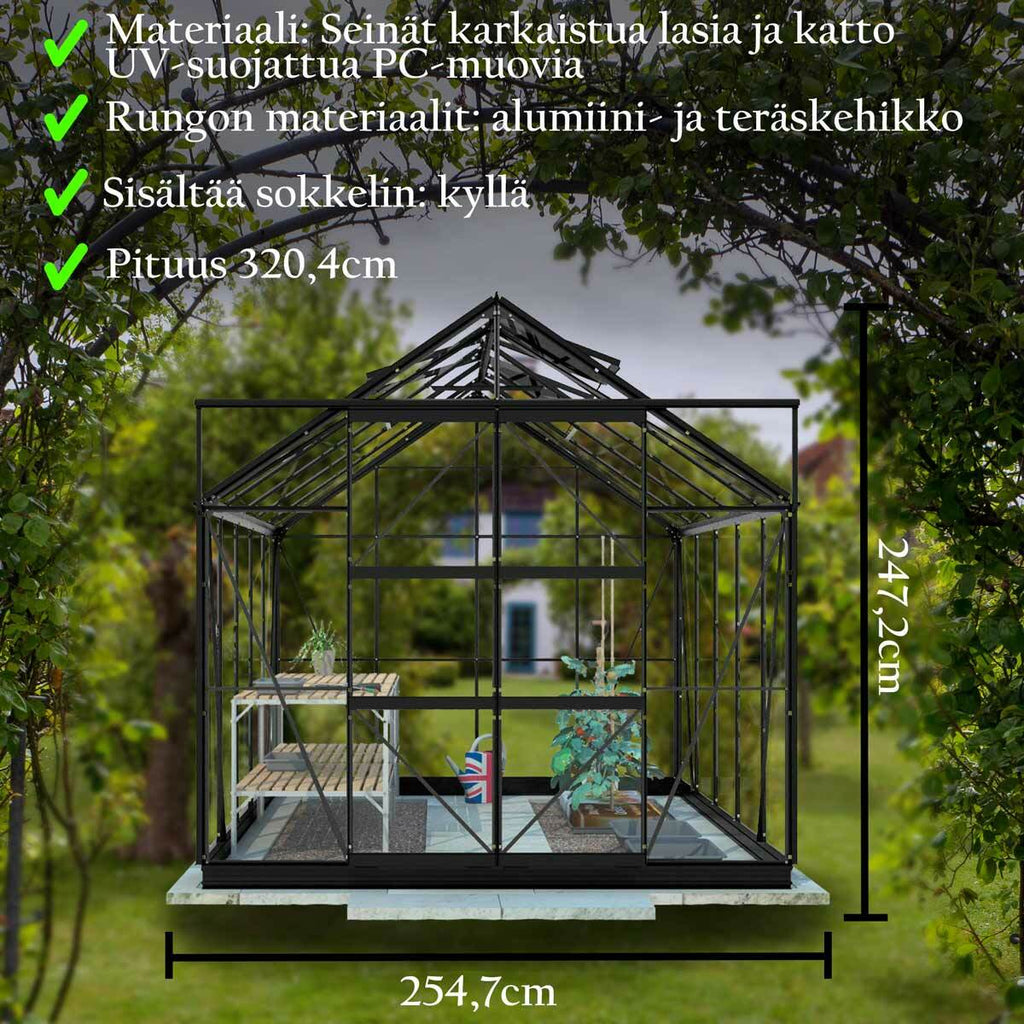 Serra Lykke 8,2m2, nera