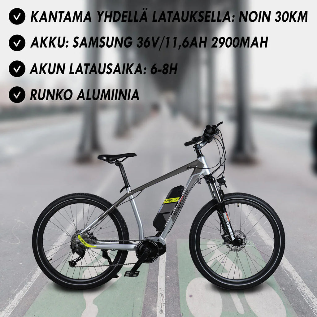Swoop E-Mountainbike MTB Pro, 27,5