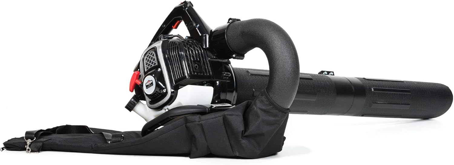 NAX Power Products Soffiatore/Aspiratore a Benzina NAX 950V Motore 25 cm3 0,75kW Sacco Raccolta 40l Prodotto con licenza Briggs & Stratton