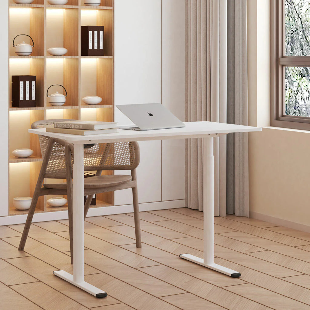Lykke Scrivania elettrica 140x70cm Nordic, Bianco