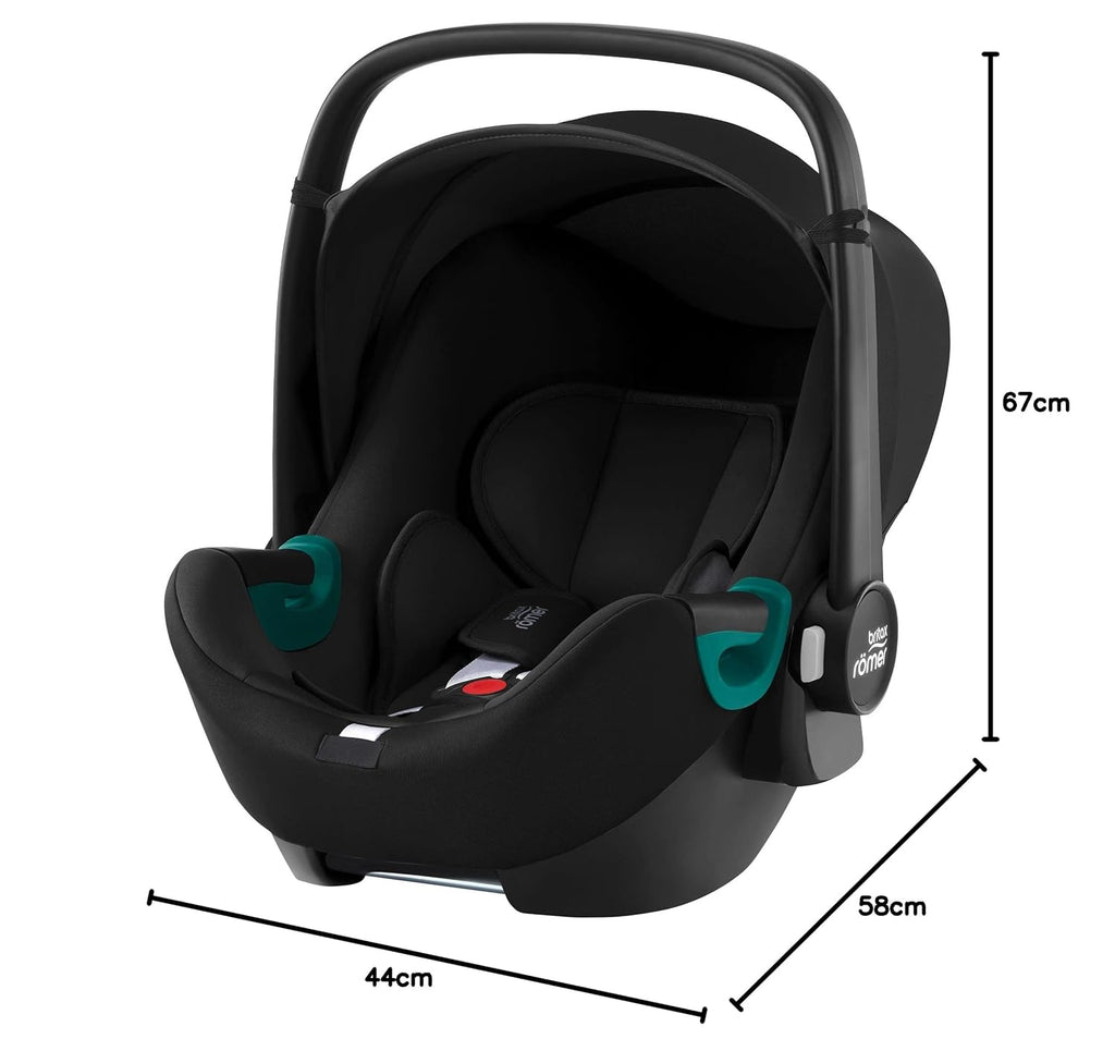BRITAX RÖMER Babyschale BABY-SAFE 3 i-SIZE, für Neugeborene bis 15 Monate (40-83 cm), Dusty Rose