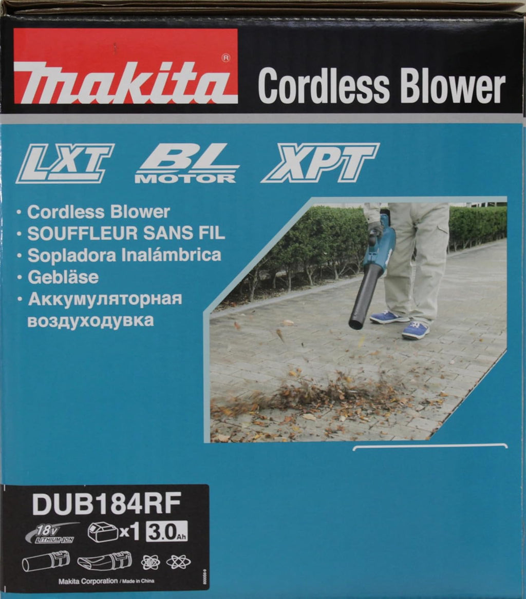 Makita DUB184Z Soffiatore a batteria 18 V (senza batteria, senza caricabatterie), Benzina, 1