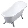 Lykke Vasca da bagno con piedini Nordic Deluxe 1500x750x710mm, Bianca