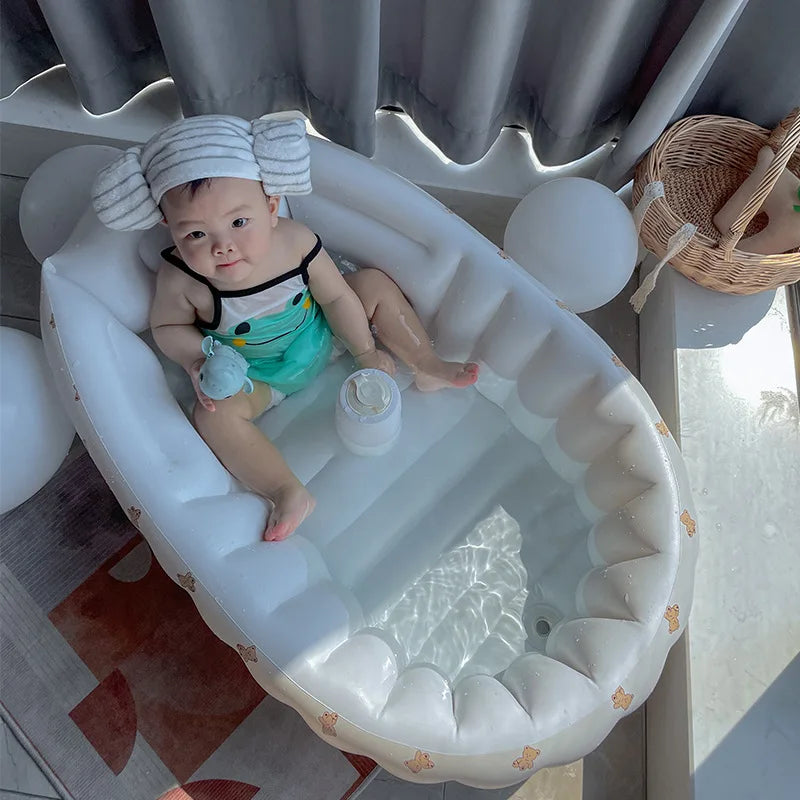 Blow Up Baby Bath - für kleine Wasserratten - Aufblasbare Babywanne