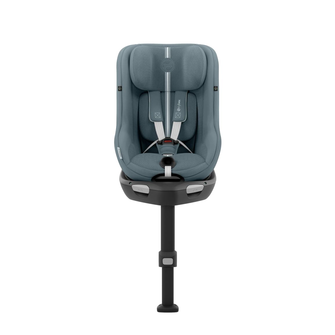 Seggiolino auto CYBEX Gold Sirona Gi i-Size Plus con base, Da 3 mesi a 4 anni circa (Dalla nascita con inserto per neonati), Max. 20 kg, 61-105 cm (Da 40 cm con inserto per neonati), Stormy Blue