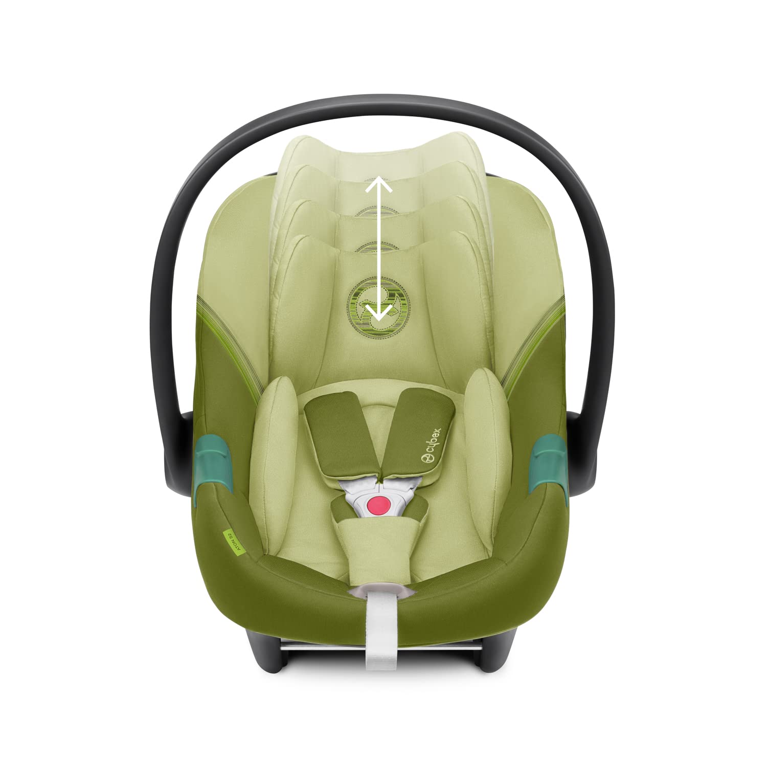 CYBEX Gold Babyschale Aton S2 i-Size, Ab Geburt bis ca. 24 Monate, Max. 13 kg, Inkl. Neugeboreneneinlage, SensorSafe kompatibel, Ocean Blue