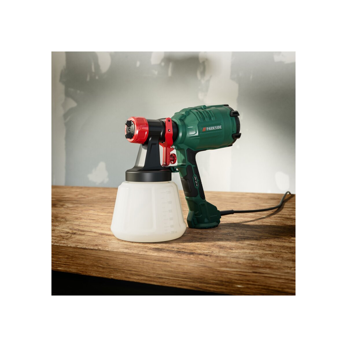 PARKSIDE® Pistola a spruzzo HVLP «PFS 450 B1», 450 W, incl. 4 ugelli - Articolo di seconda scelta come nuovo