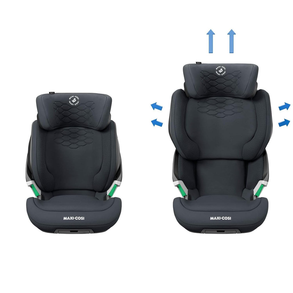 Seggiolino Auto Maxi-Cosi Kore Pro i-Size, 3.5–12 Anni, 100–150 cm, Luce ClickAssist, Altezza/Larghezza Regolabili, Sistema di Protezione Laterale+, Authentic Cognac