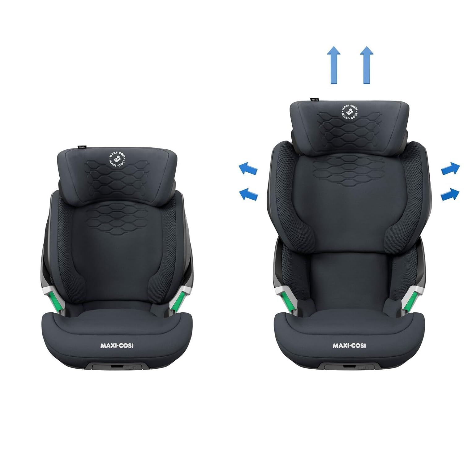 Seggiolino Auto Maxi-Cosi Kore Pro i-Size, 3.5–12 Anni, 100–150 cm, Luce ClickAssist, Altezza/Larghezza Regolabili, Sistema di Protezione Laterale+, Authentic Cognac