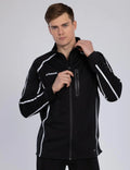 Herren Thermo Fahrradjacke / Laufjacke Air Tech II Schwarz Setprodukt