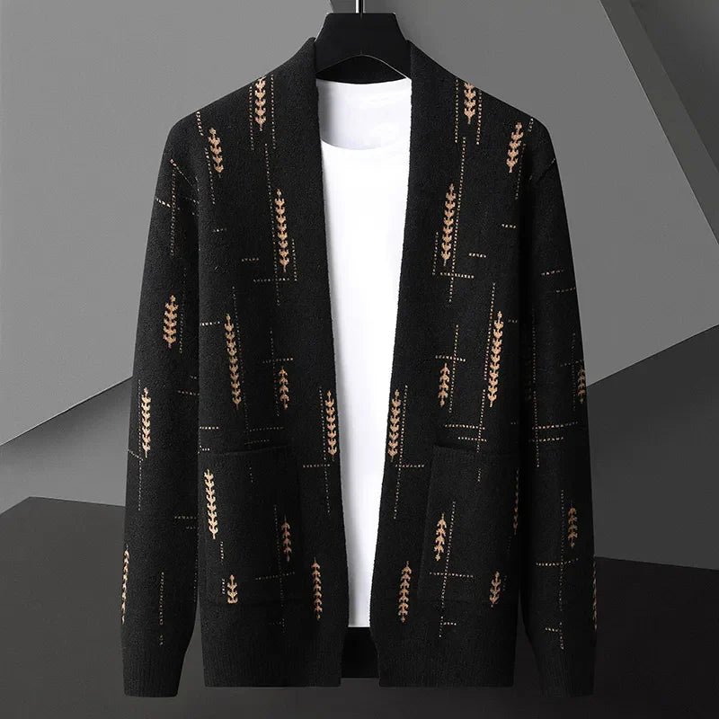 Cardigan da uomo a fantasia