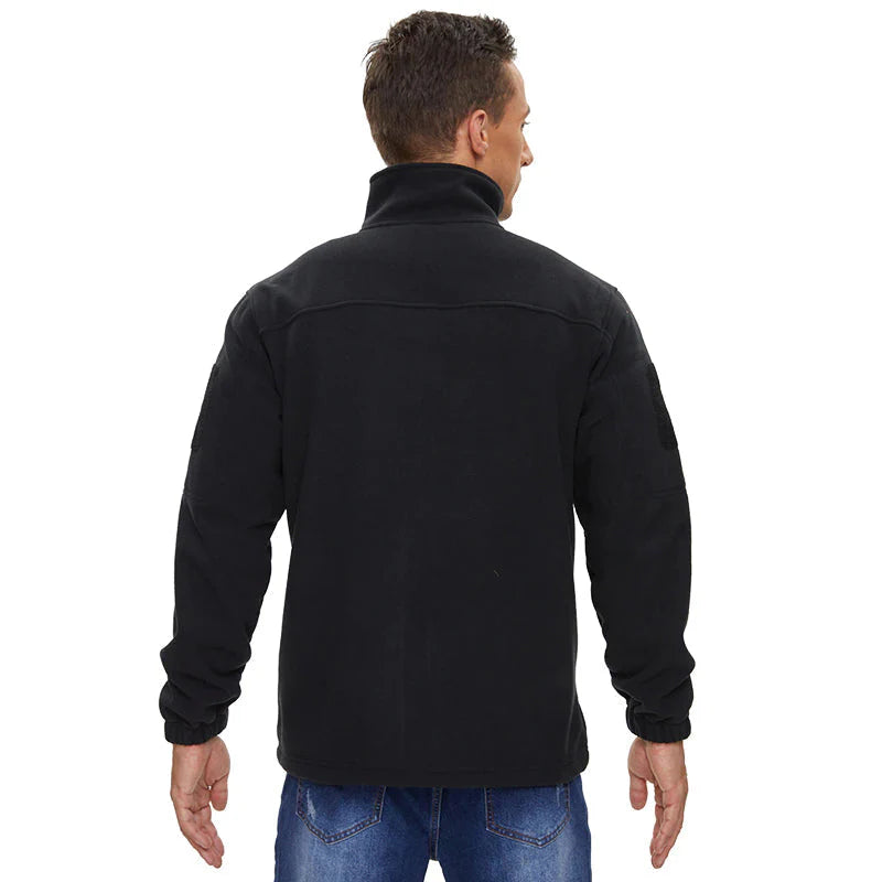 Herren-Rollkragenpullover mit Reiverschluss