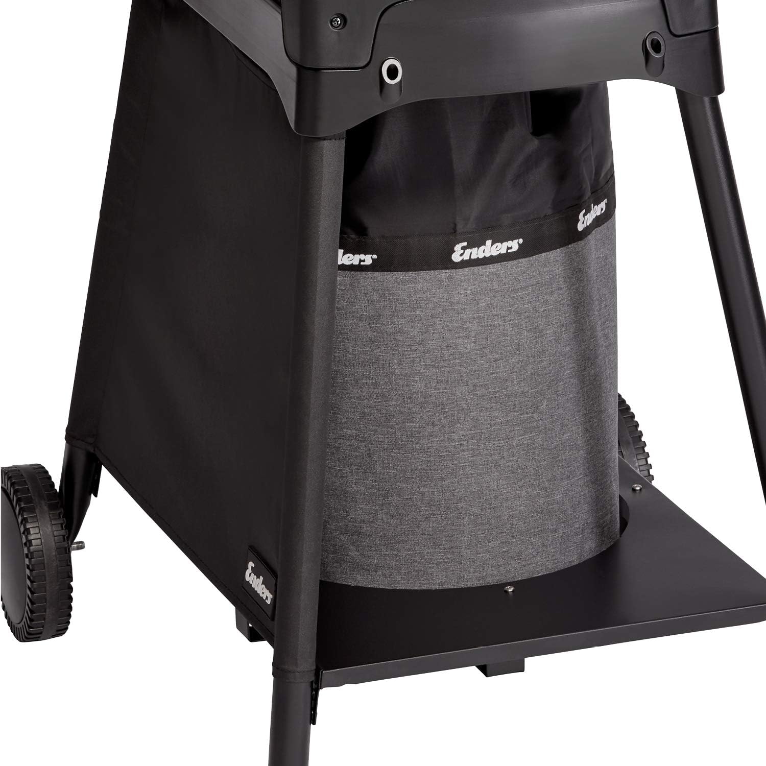 Enders Gasgrill Urban II Pro, barbecue da tavolo, funzione grill, cottura e forno, 2 bruciatori in acciaio inox, con termometro per grill, barbecue da balcone e campeggio, corpo in alluminio pressofuso, griglia in ghisa, #2062
