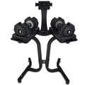 Half Human Set di Manubri Regolabili da 25 kg con Supporto per Manubri