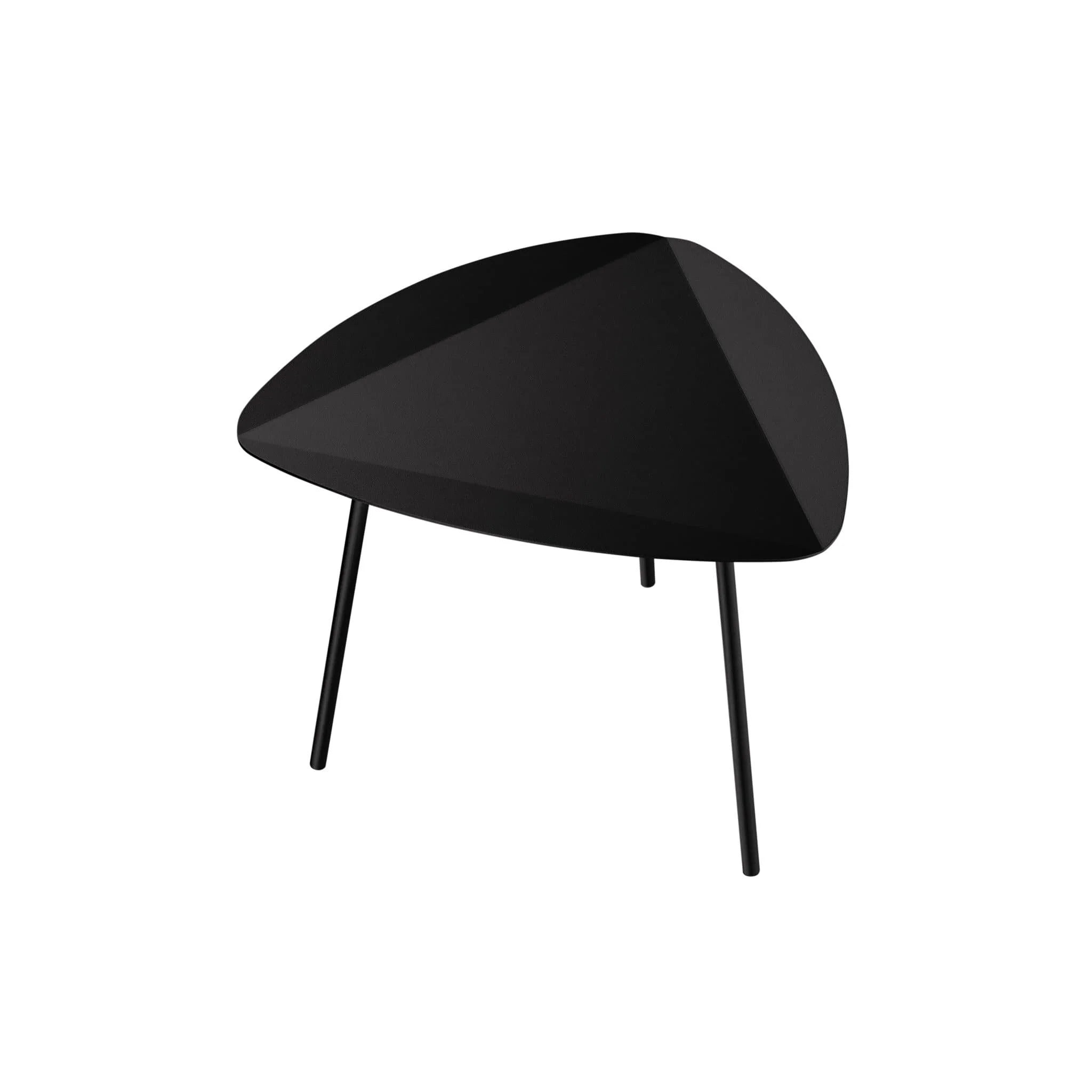 LEITO Tavolino da caffè triangolare altezza 30 cm