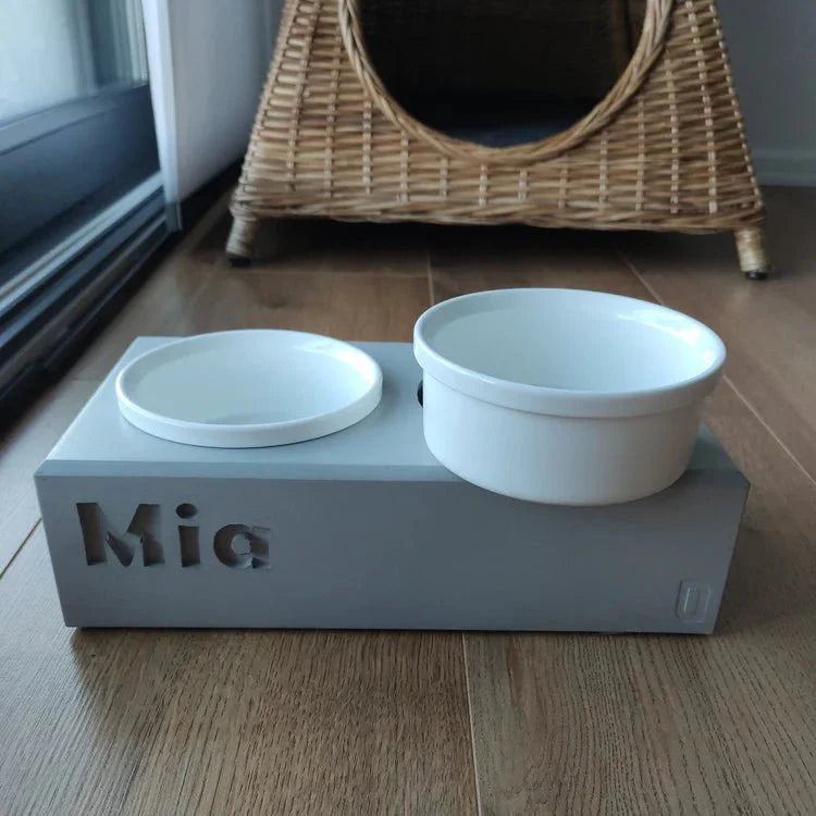 Mangiatoia per Gatti PATERA DUO Personalizzata