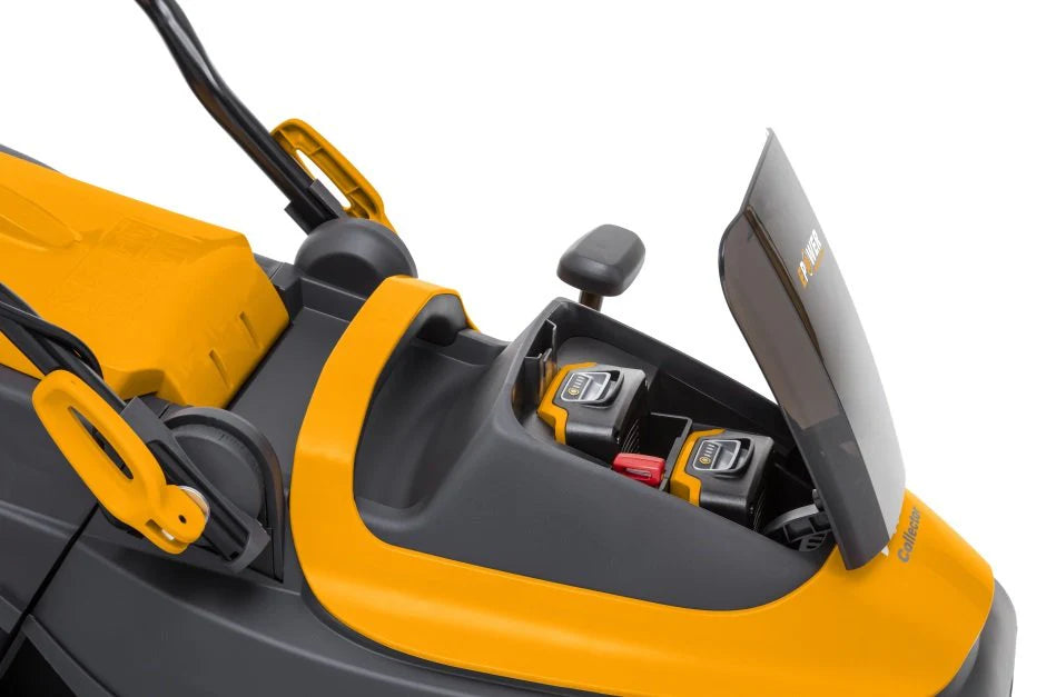 Tagliaerba a batteria Stiga Collector 136e Kit - con 2 batterie da 2 Ah e caricabatterie doppio