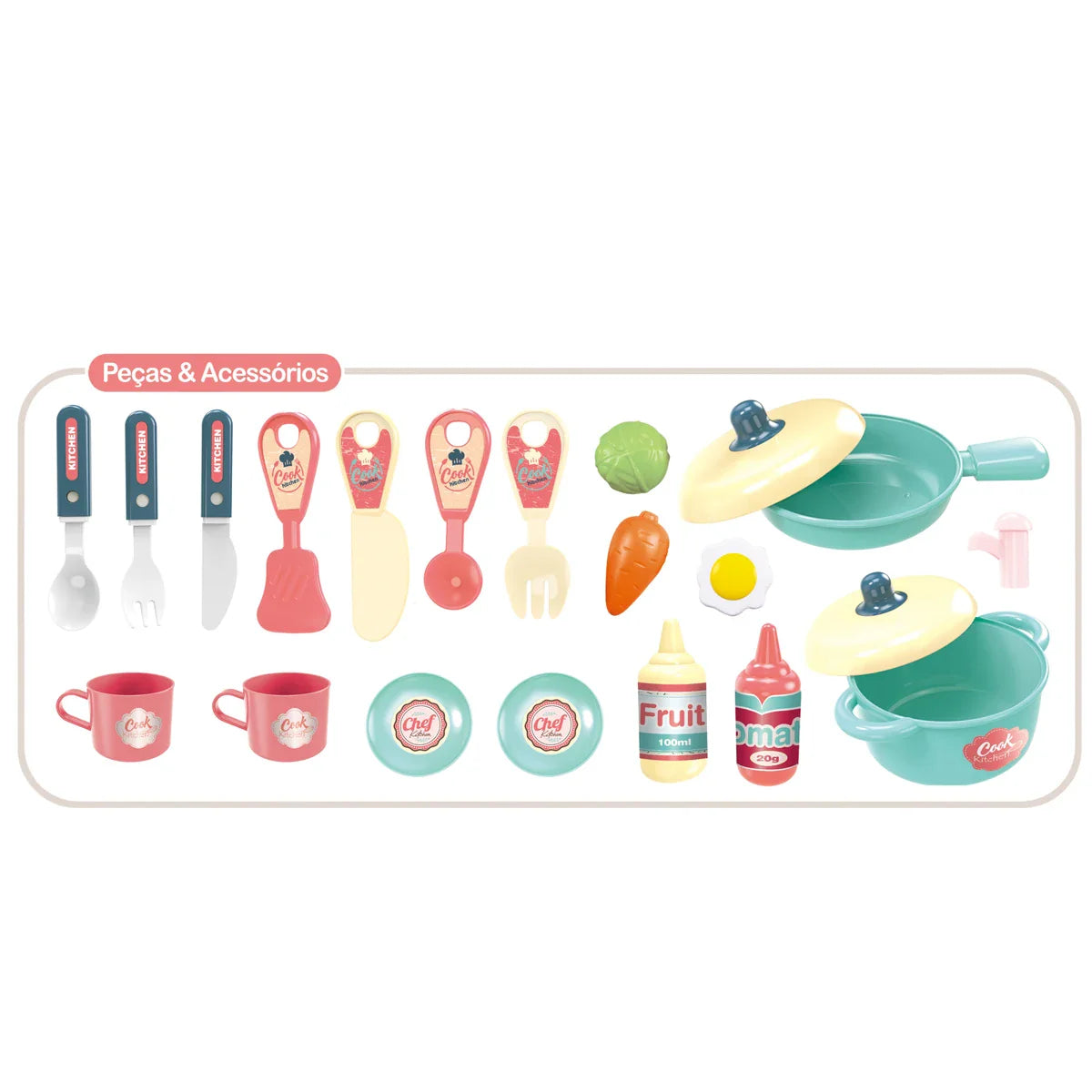 Kitchen Suitcase - Cucina da Viaggio Esplosiva - Cucina Giocattolo