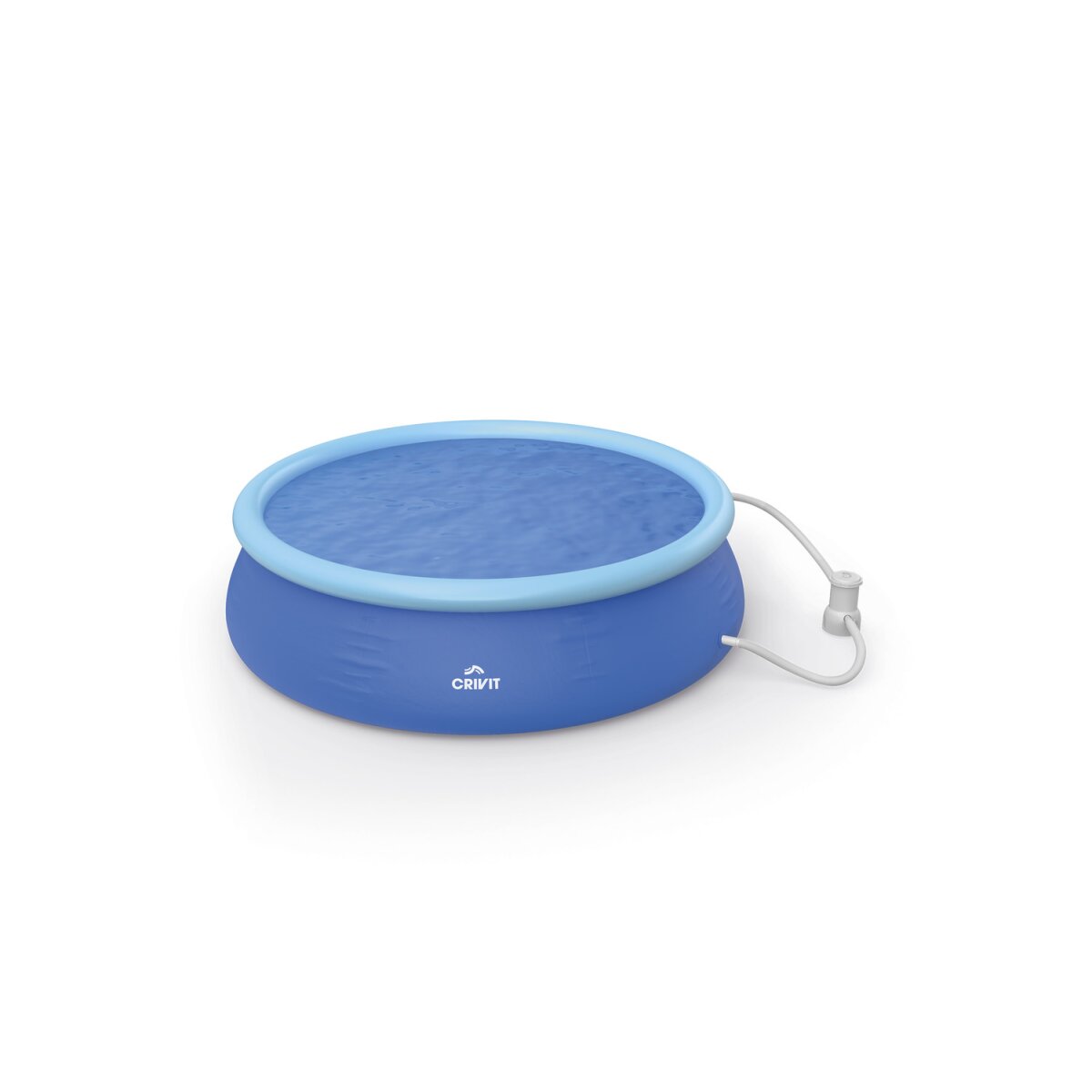 Piscina ad installazione rapida CRIVIT, Ø 240 x H 63 cm, con pompa filtro - Prodotto pari al nuovo di seconda scelta