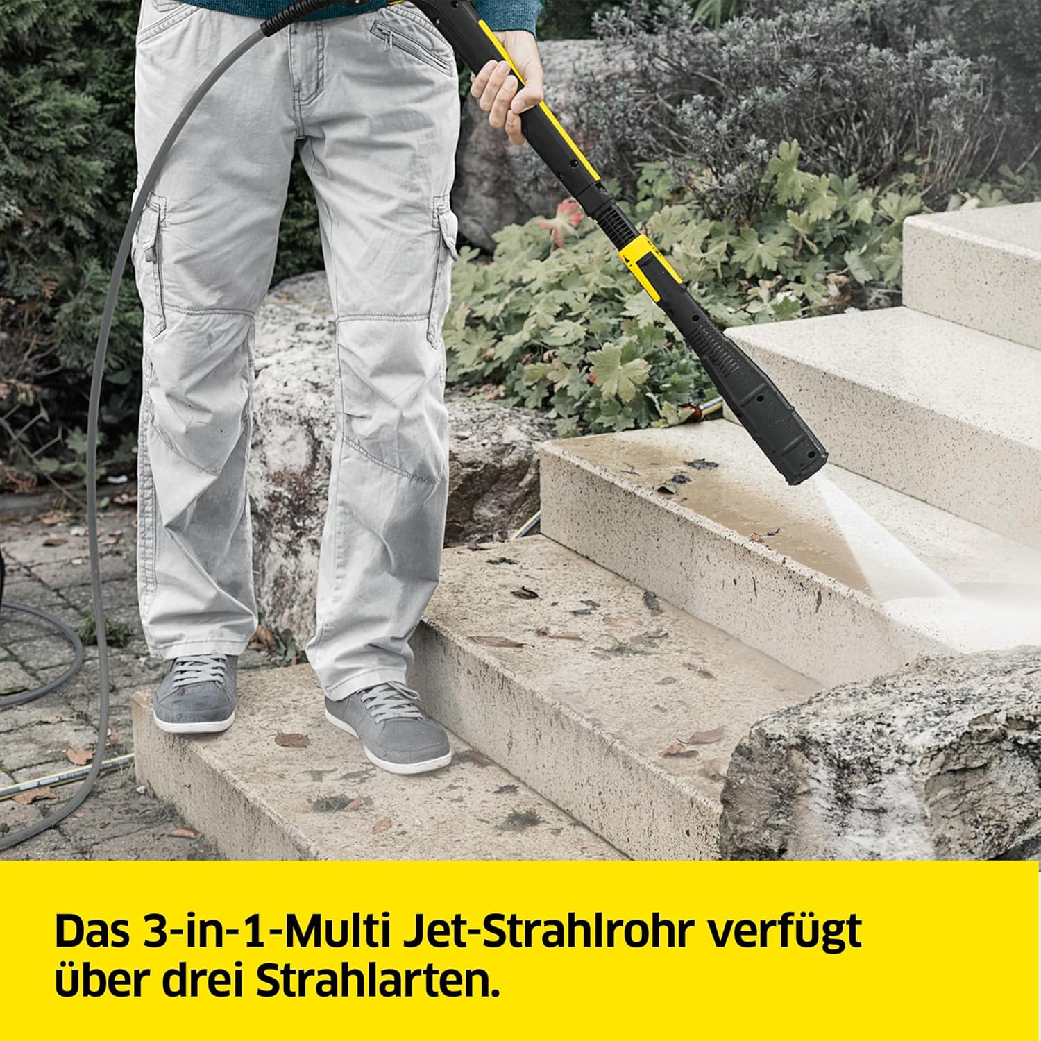 Idropulitrice Kärcher K 7 Premium Power Flex, Pressione: max. 180 bar, Portata: 600 l/h, Resa per area: 60 m²/h, Peso: 17,9 kg, Tubo flessibile ad alta pressione, Lancia mangiasporco, Lancia Vario Power