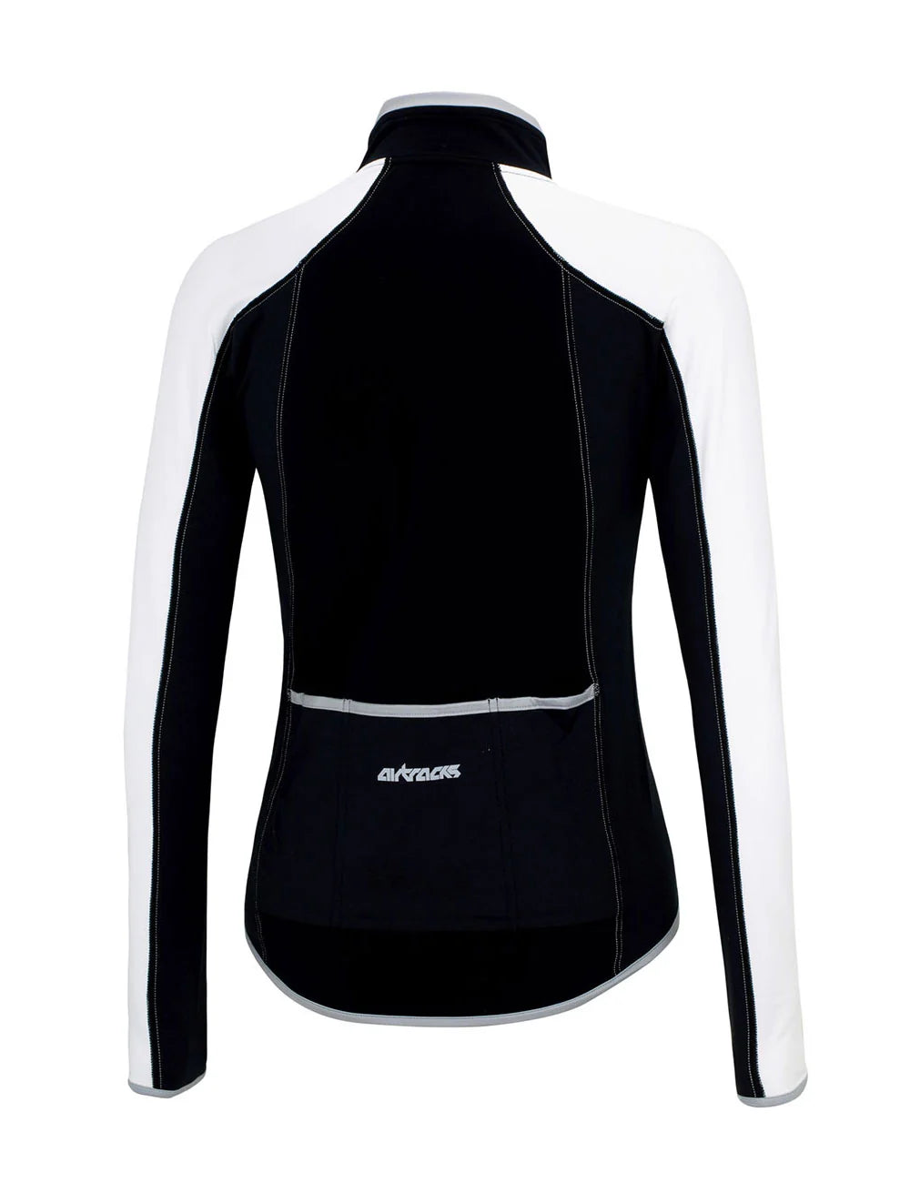 Thermo Fahrradtrikot Langarm Pro Line Schwarz Wei