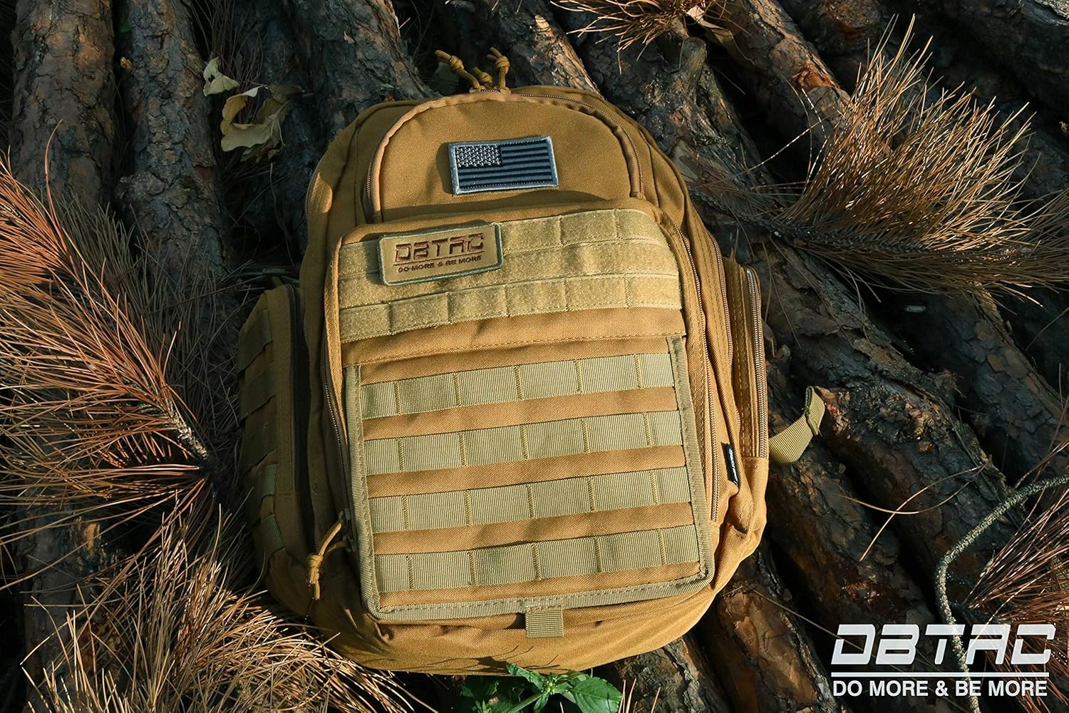 DBTAC Zaino Fasciatoio per Papà, Borsa Fasciatoio Grande per Uomini con Materassino per il Cambio, Tasche Isolate + Lavabili, Cinghie per Passeggino, Marrone Chiaro