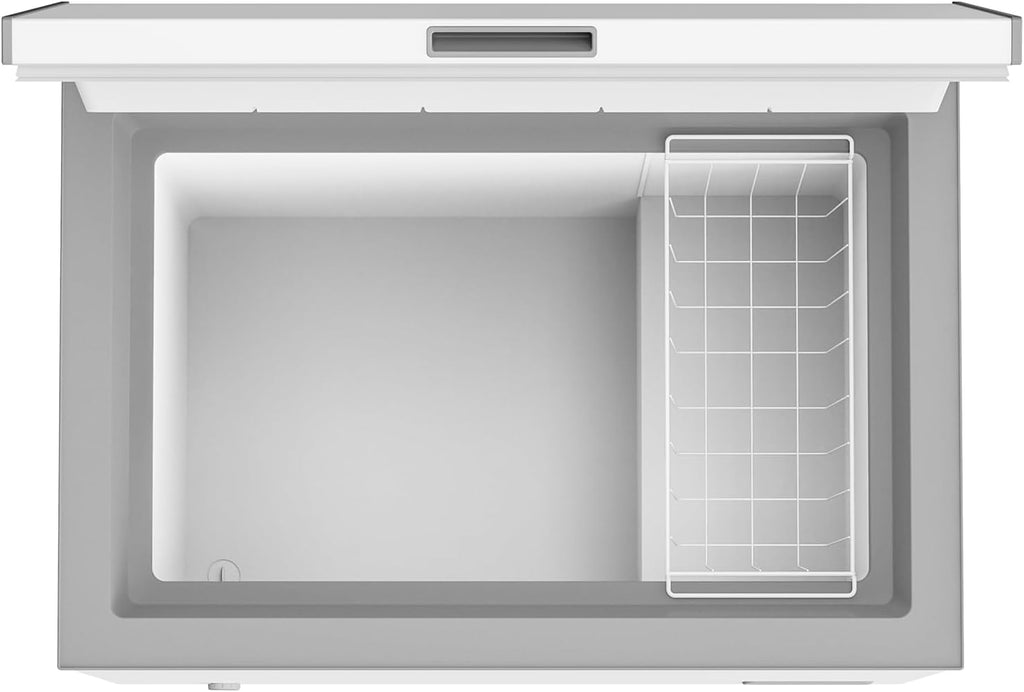 Comfee RCC100WH2(E) Congelatore a Pozzo/169 kWh/anno/85cm di altezza/99L/38dB/Bassa rumorosità/Tubo a D ad alta efficienza/Adatto a diversi scenari d'uso/Termostato regolabile/Bianco