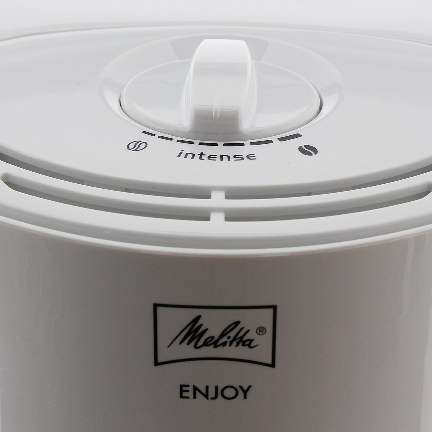 Melitta Enjoy - Macchina da caffè con filtro - con caraffa termica - sistema antigoccia - 8 tazze - bianco (1017-05)