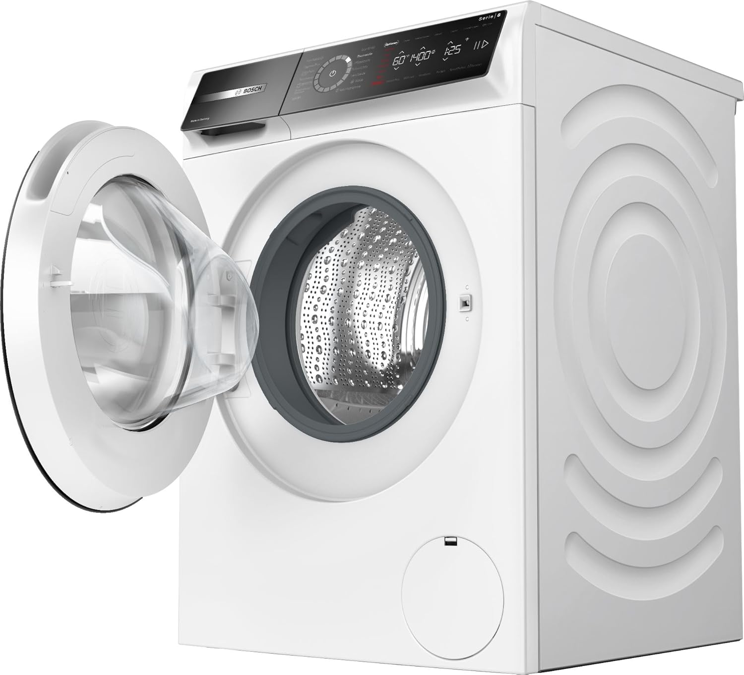 BOSCH WAN28127 Lavatrice Serie 4, a carica frontale, capacità 8 kg, 1400 giri/min, Iron Assist, Active Water Plus, EcoSilence Drive, Speed Perfect, bianco, 60 cm