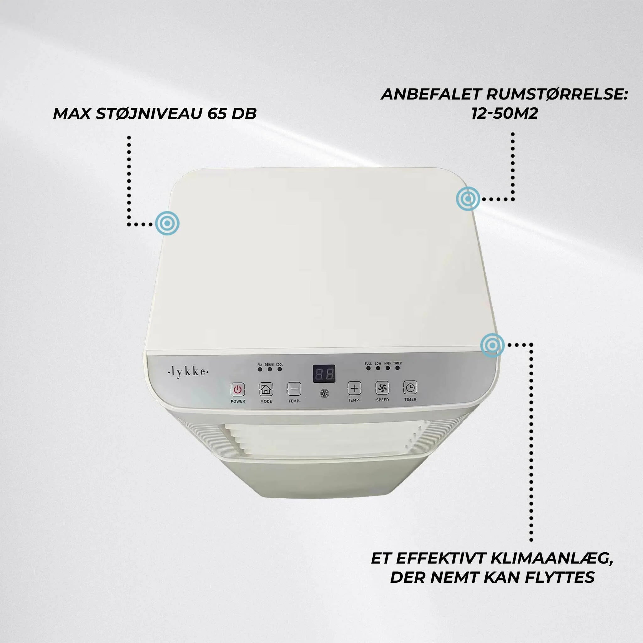 Lykke Mobile Klimaanlage Pro 3000, 9000BTU